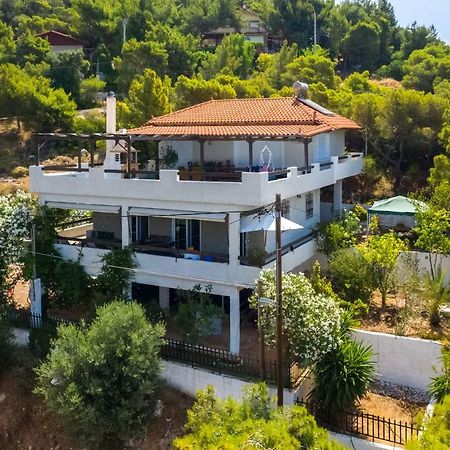 Saronic Seafront Villa Szalamína Kültér fotó
