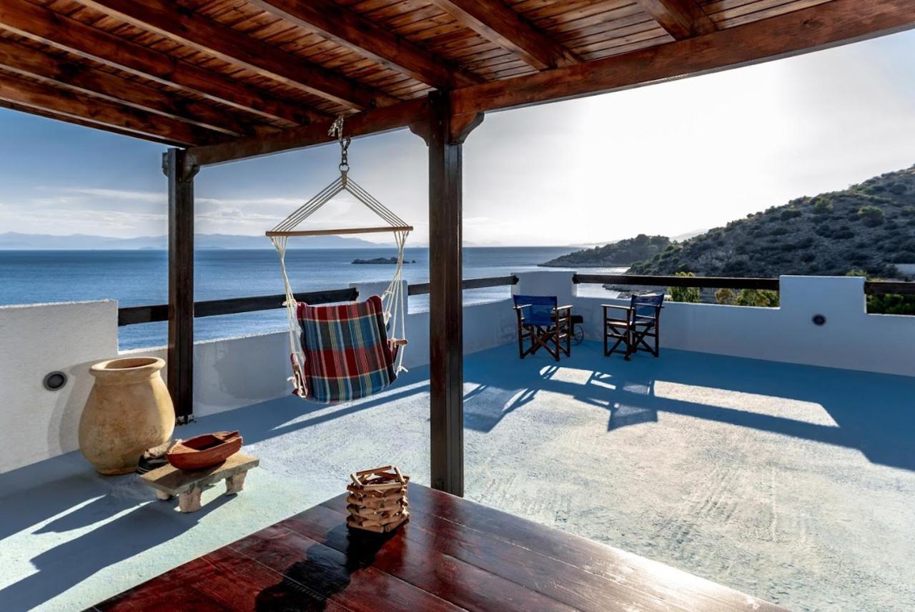 Saronic Seafront Villa Szalamína Kültér fotó