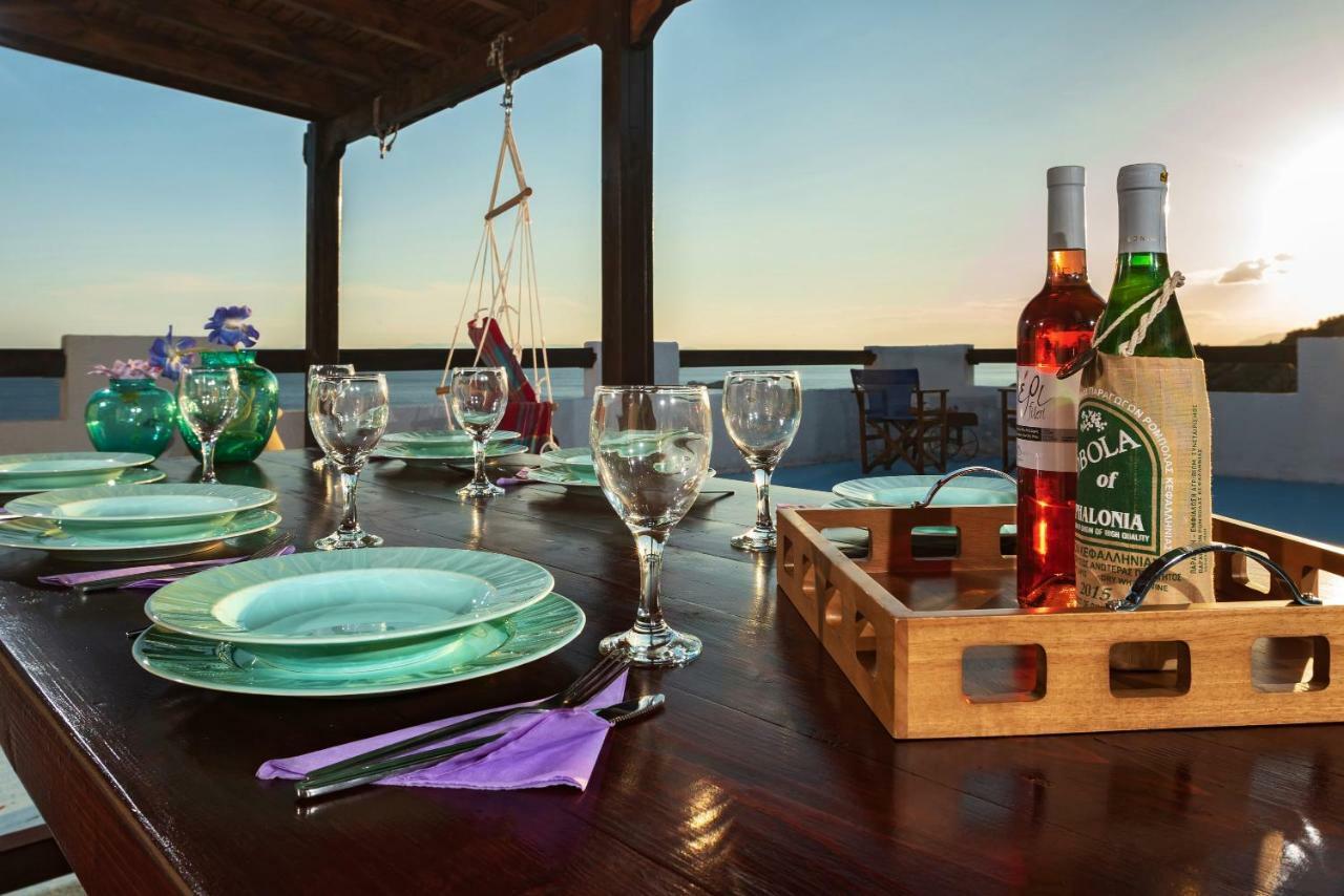 Saronic Seafront Villa Szalamína Kültér fotó
